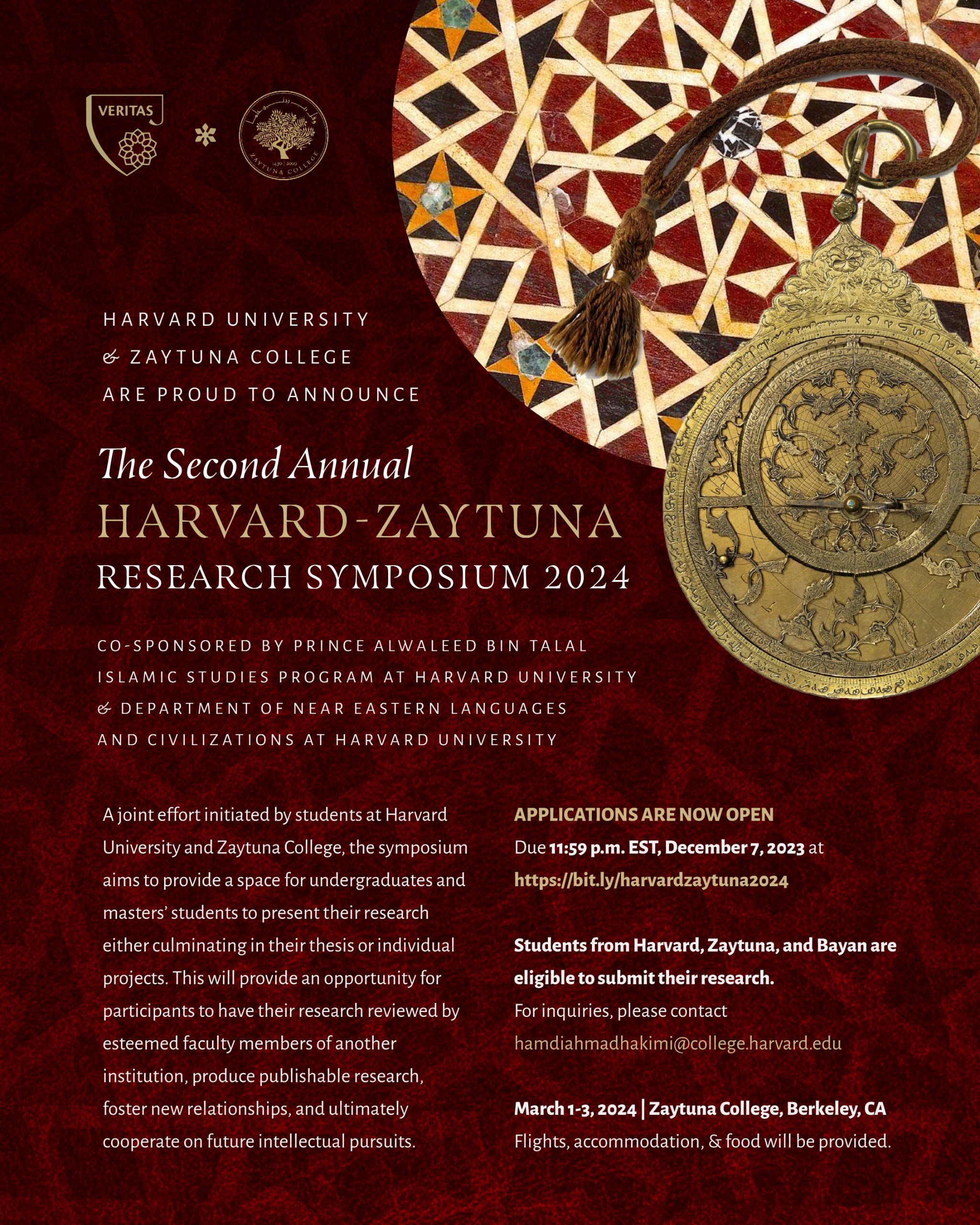 Harvard-Zaytuna Symposium 2024