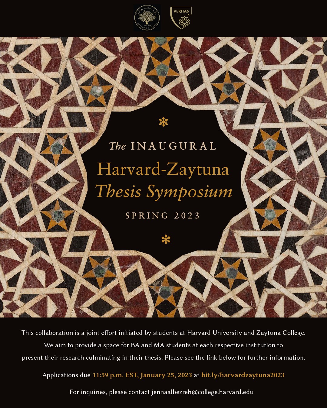 Inaugural Harvard-Zaytuna Thesis Symposium